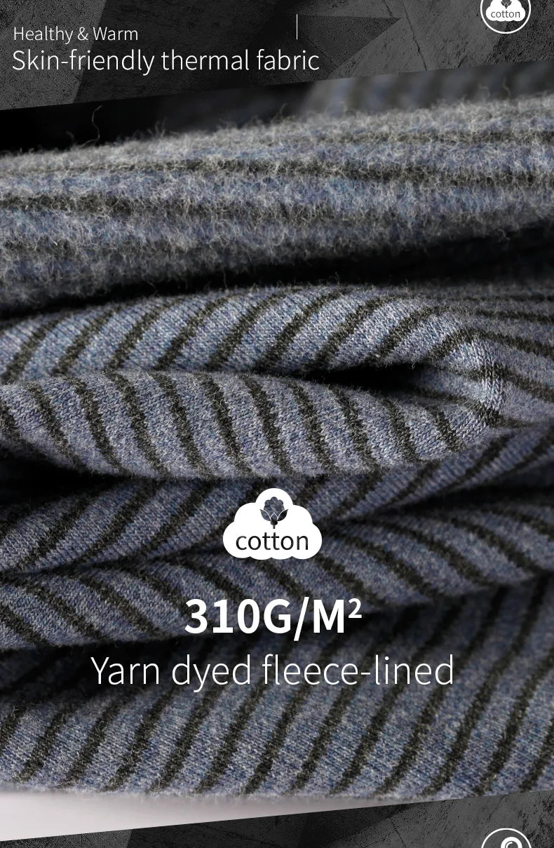 52025 Warm Men's & Women Thermal Leggings – Cotton Fleece-Lined Winter Pants, Breathable & Seamless for Ultimate Comfort