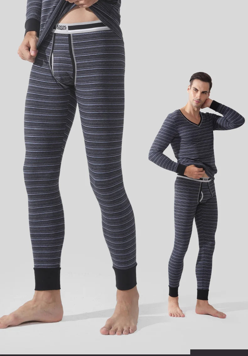52025 Warm Men's & Women Thermal Leggings – Cotton Fleece-Lined Winter Pants, Breathable & Seamless for Ultimate Comfort