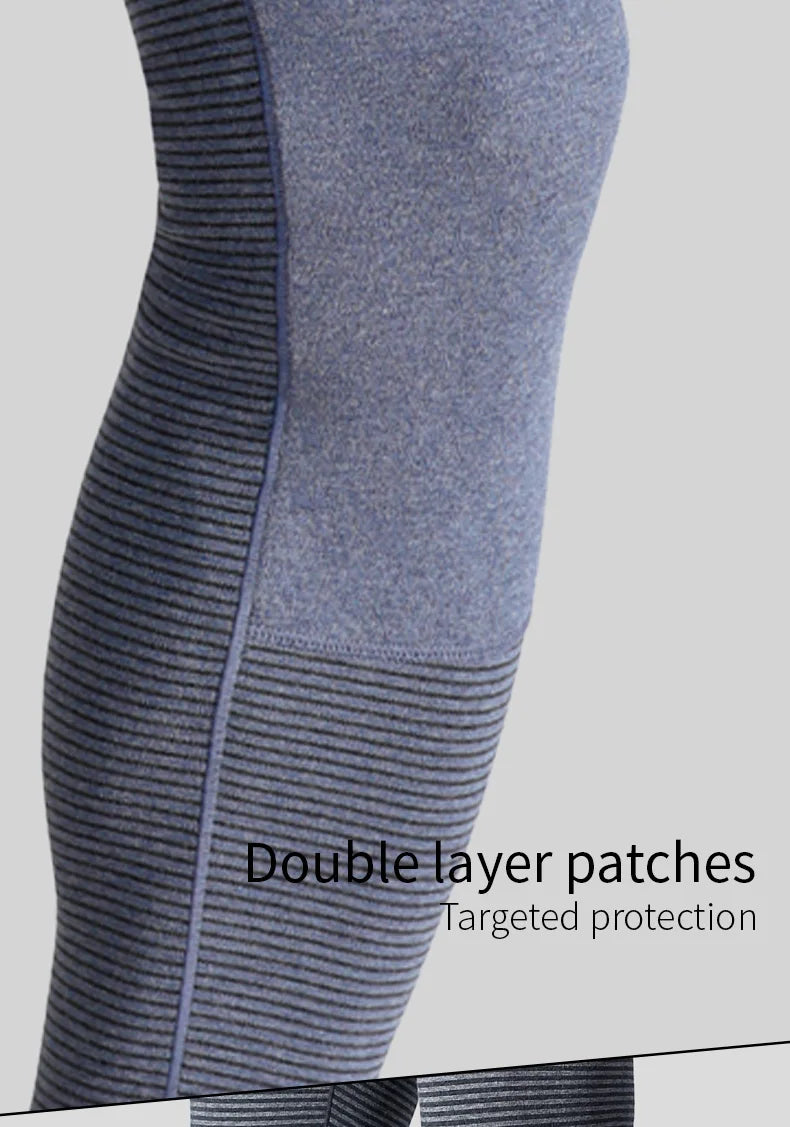 52025 Warm Men's & Women Thermal Leggings – Cotton Fleece-Lined Winter Pants, Breathable & Seamless for Ultimate Comfort