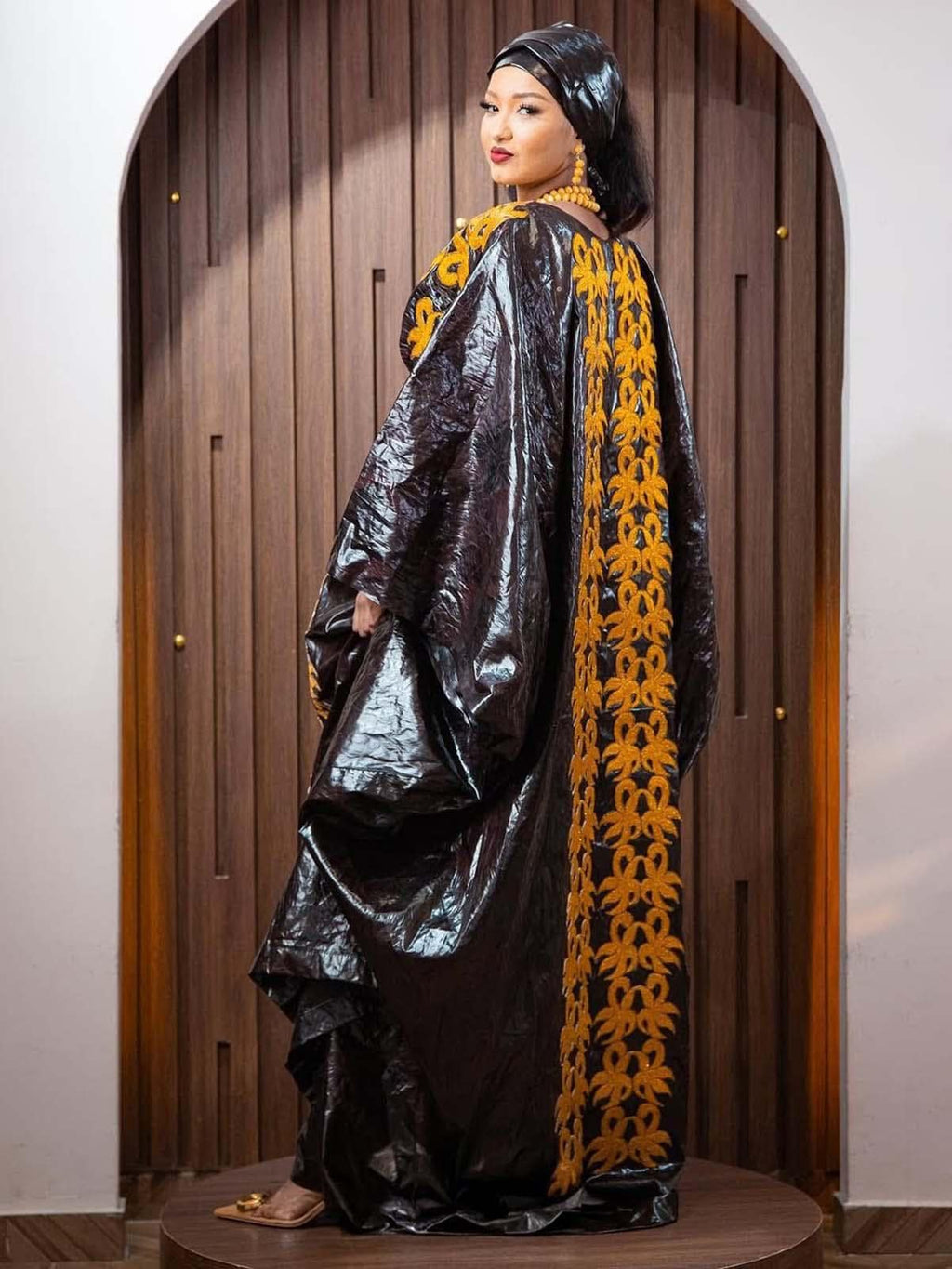African Gatzner Bazin Riche|Women's Abaya|Embroidery Elegant Bubu |Dress|Party And Weddings