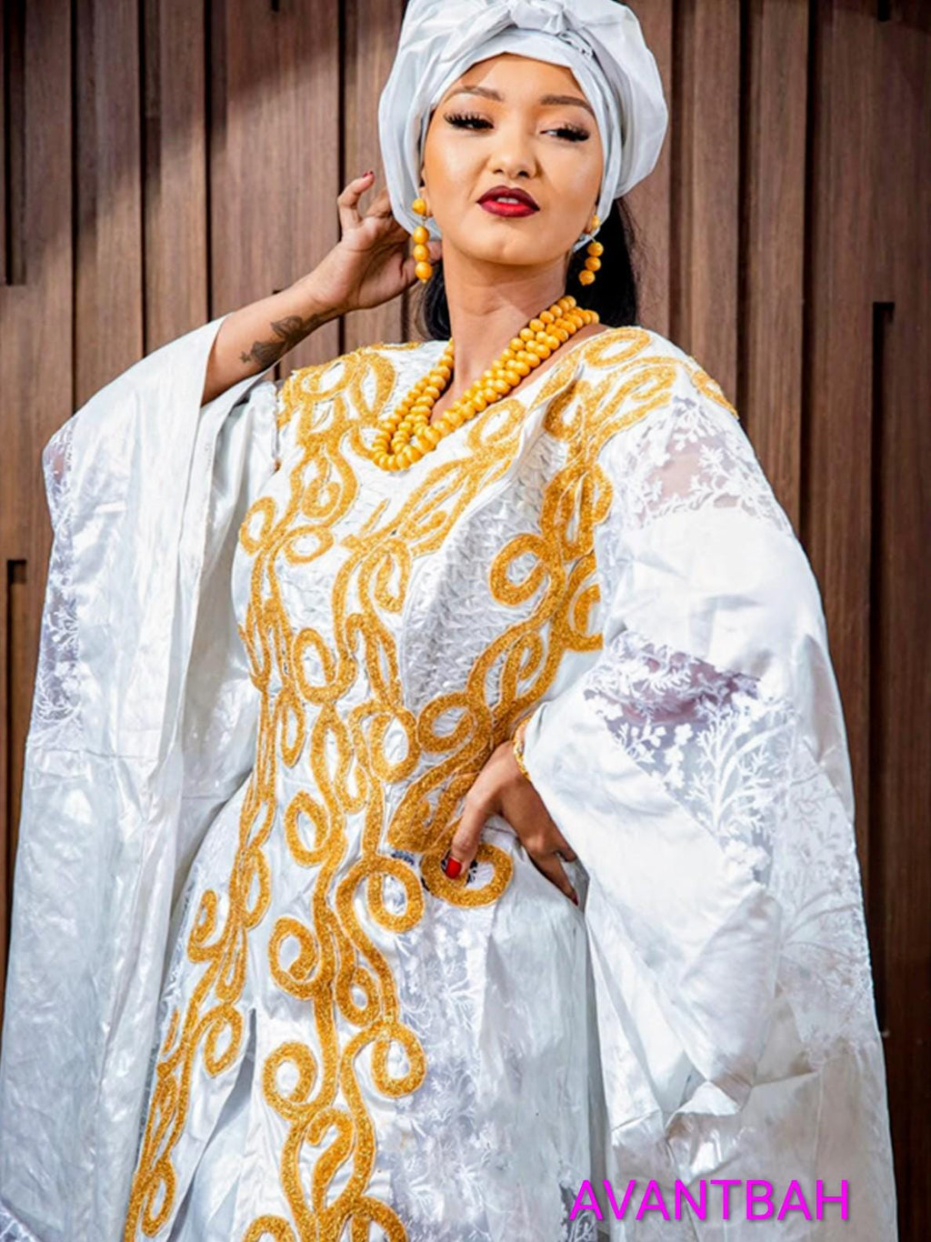 African Gatzner Bazin Riche|Women's Abaya|Embroidery Elegant Bubu |Dress|Party And Weddings
